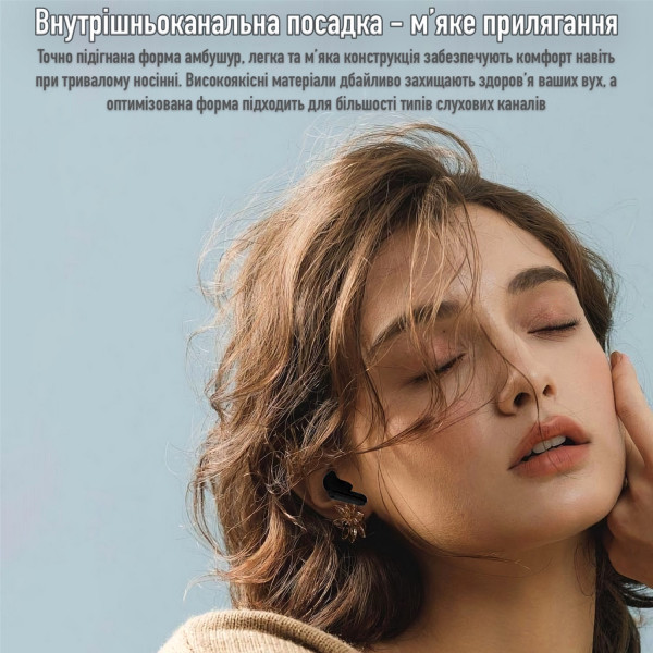 Фото - Навушники вкладиші бездротові TWS INSPIRE P-M1Pro Black