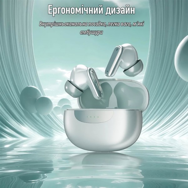 Фото - Наушники вкладыши беспроводные TWS INSPIRE P-M1Pro Green