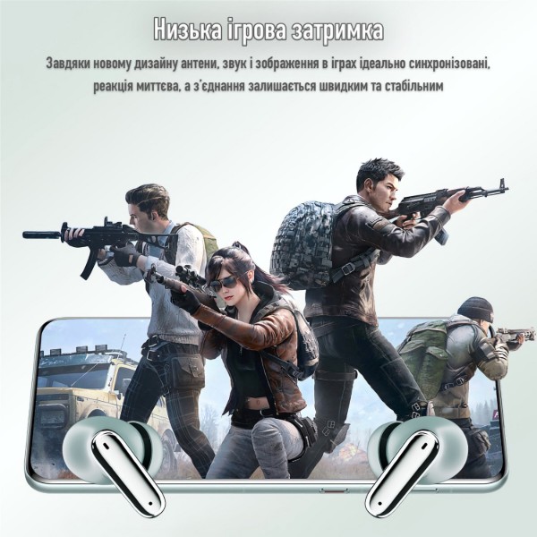 Фото - Наушники вкладыши беспроводные TWS INSPIRE P-M1Pro Green