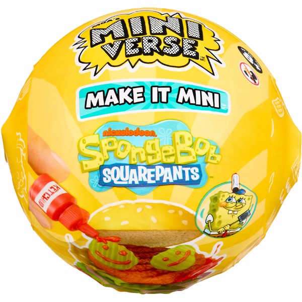 Фото - Набор игровых фигурок MGA's Miniverse серии SpongeBob – СОЗДАЙ ВКУСНЯШКИ КРАСТИ КРАБ в ассортименте (599296)