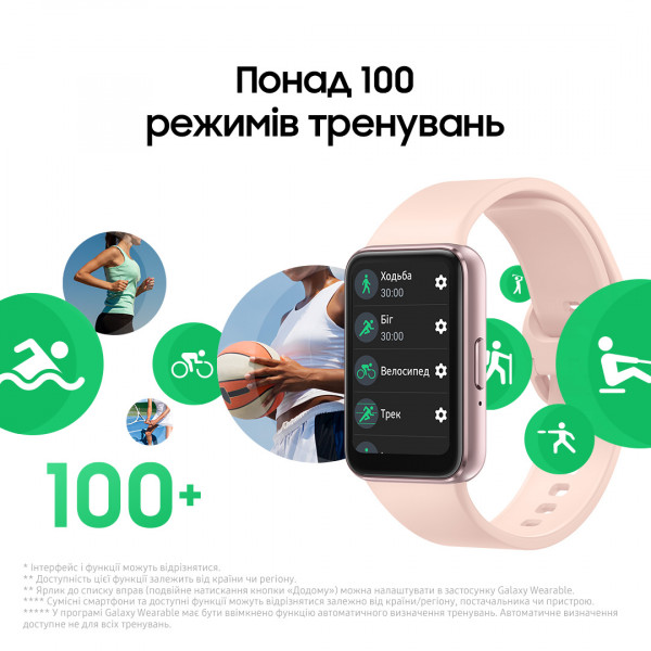 Фото - Фітнес-браслет Samsung Galaxy Fit3 Gray (SM-R390NZAASEK)