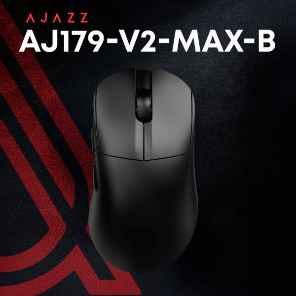 Фото - Миша бездротова ігрова Ajazz AJ179 v2 max black-3 Mod-Pixart 3311 (AJ179-V2-MAX-B)