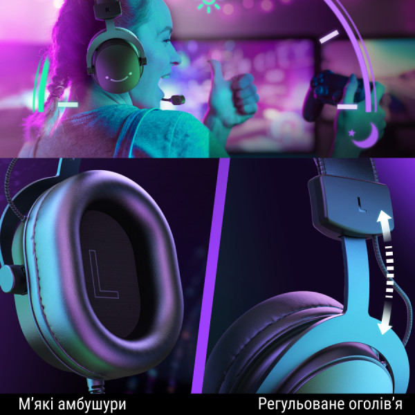 Фото - Гарнитура проводная игровая Fifine H9 Black