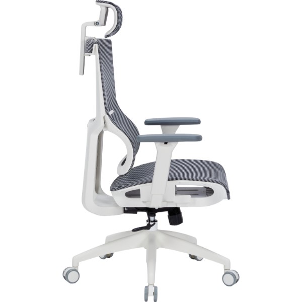 Фото - Крісло офісне OfficePro Elegant (OC660-W-DG-DG) White/Dark Gray
