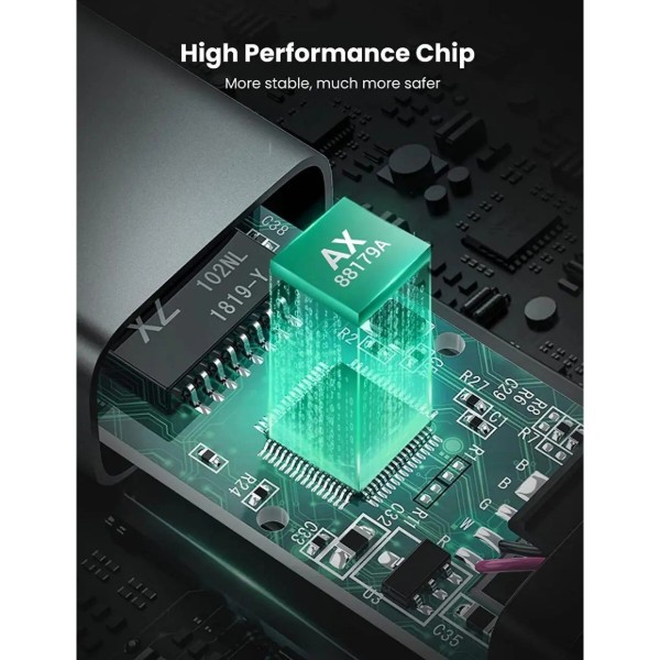 Фото - Переходник USB-C - Ethernet UGREEN CM199 USB 3.1 Type-C Ethernet RJ45 (50737)