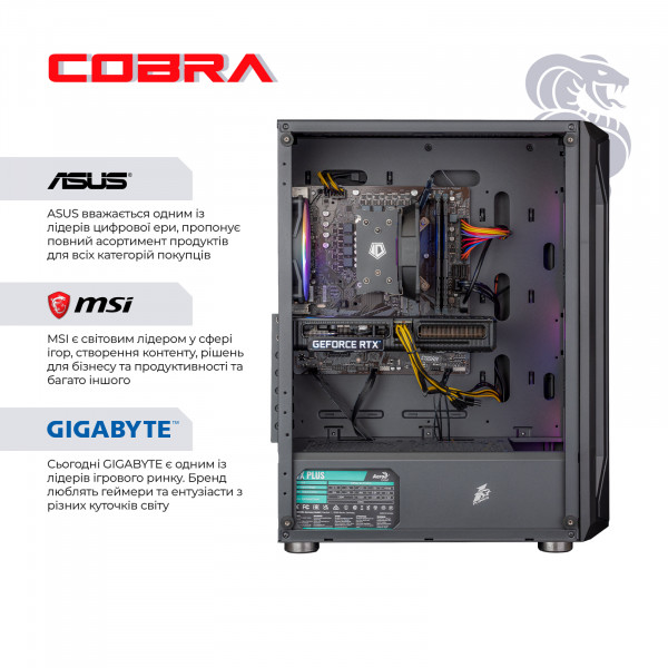 Фото - Системний блок Cobra Gaming (A36.16.H1S5.36.F2882)