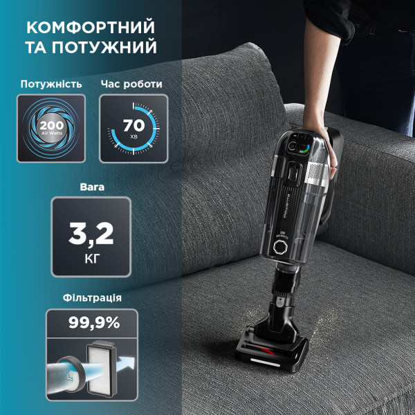 Фото - Пилосос ручний для дому Rowenta RH9958WO