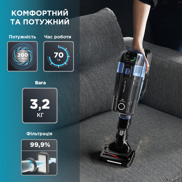 Фото - Пилосос ручний для дому Rowenta RH9990WO