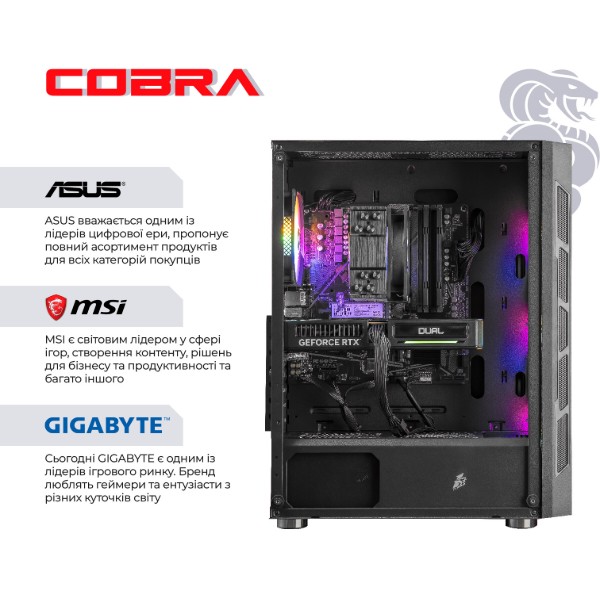 Фото - Системний блок Cobra Advanced (A76.32.H1S5.56T8.21030)