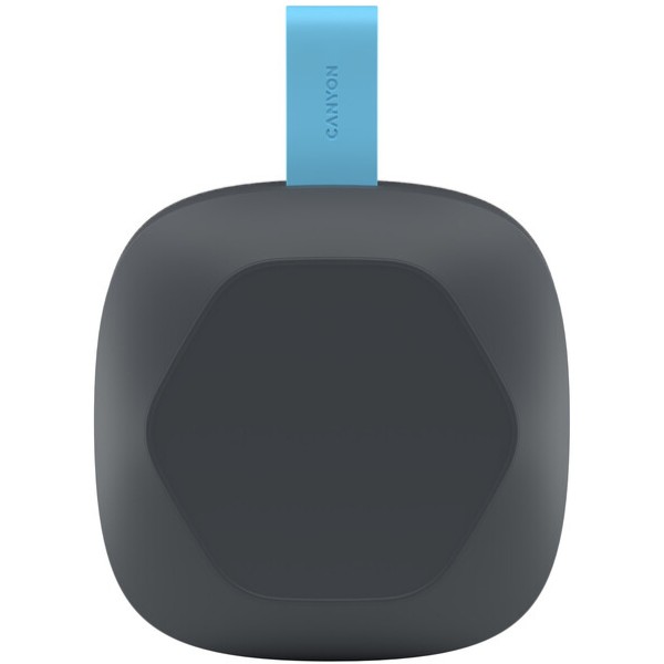Фото - Портативна акустика Canyon HEXAGON 10 TWS 8W IPX5 Grey Blue (CNE-CBTSP10GB)