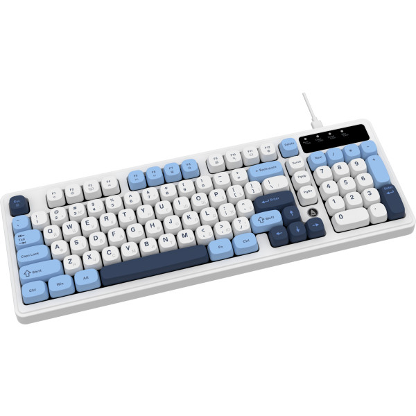 Фото - Клавиатура проводная игровая Ajazz AF98 Glacier Blue  (AF98-GB)