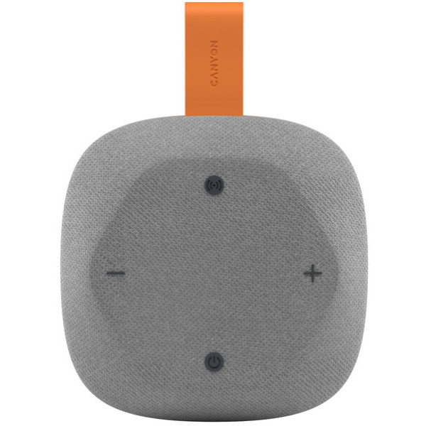 Фото - Портативна акустика Canyon HEXAGON 10 TWS 8W IPX5 Grey Orange (CNE-CBTSP10GO)