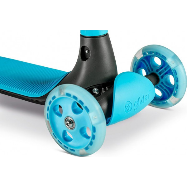 Фото - Триколісний самокат YVolution YGlider Kiwi Синий (Y101257)