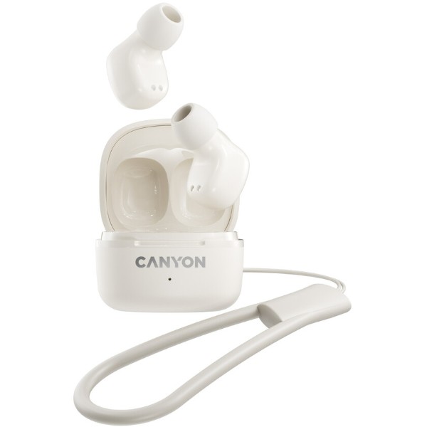 Фото - Навушники вкладиші бездротові TWS Canyon OnGo 4 mini TWS Beige (CNS-TWS4BE)