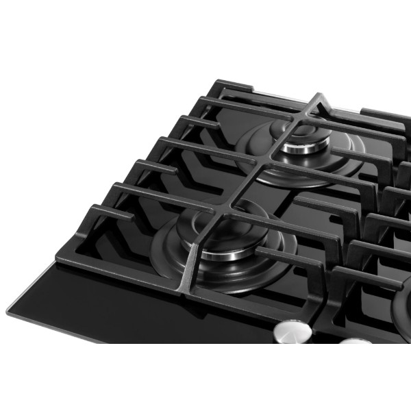 Фото - Варильна поверхня газова GRANADO GGH 62-104 Black Glass