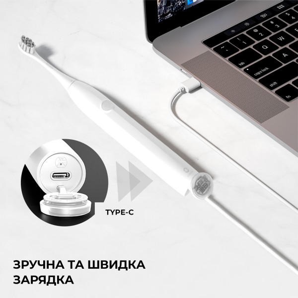 Фото - Зубная щетка электрическая Oclean Endurance Electric Toothbrush White