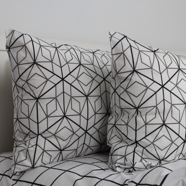 Фото - Наволочка ТЕП комплект 70х70 см Quadro Stars grey Rev (2-04245_32288)