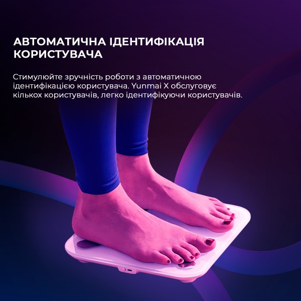 Фото - Ваги YUNMAI X Smart Scale White (M1825CH-WH)