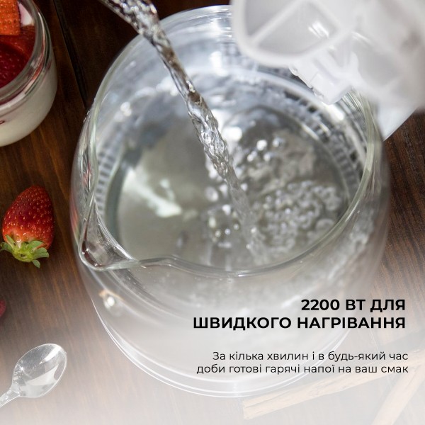 Фото - Електричний чайник Cecotec ThermoSense 350 Clear