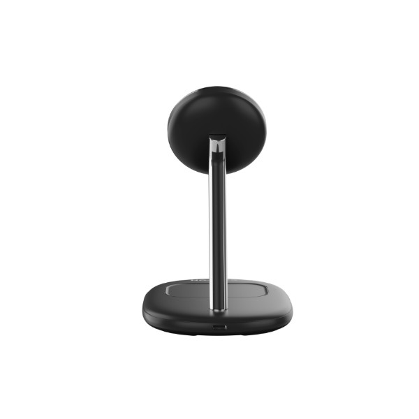 Фото - Беспроводное зарядное устройство Canyon WCS-205 15W Qi2 2in1 без адаптера Black (CNS-WCS205BW/A)