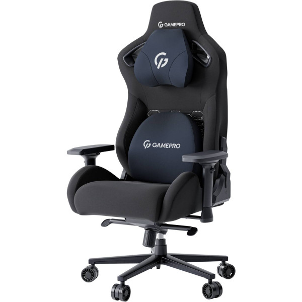 Фото - Крісло для геймерів GamePro Size XL Fabric Black (GC900B)