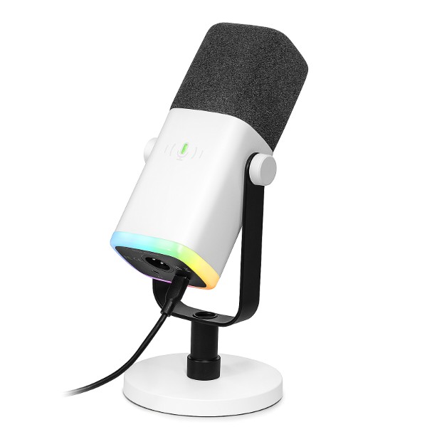 Фото - Микрофон для компьютера проводной Fifine AM8W USB/XLR White