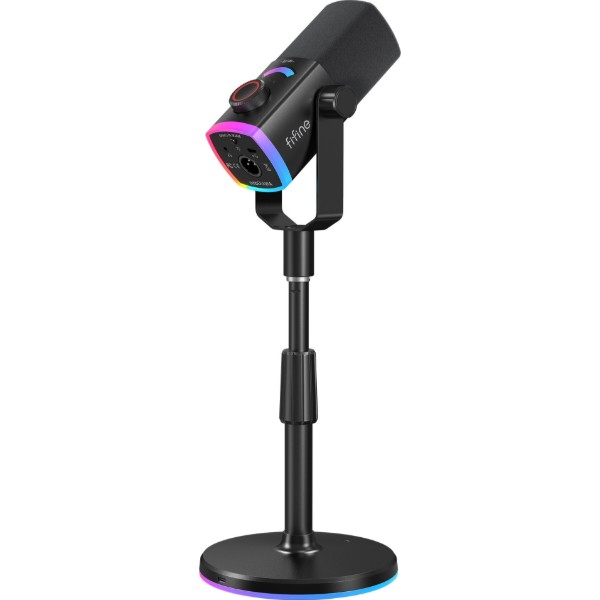 Фото - Мікрофон до комп'ютера Fifine AM8PROS XLR/USB Black