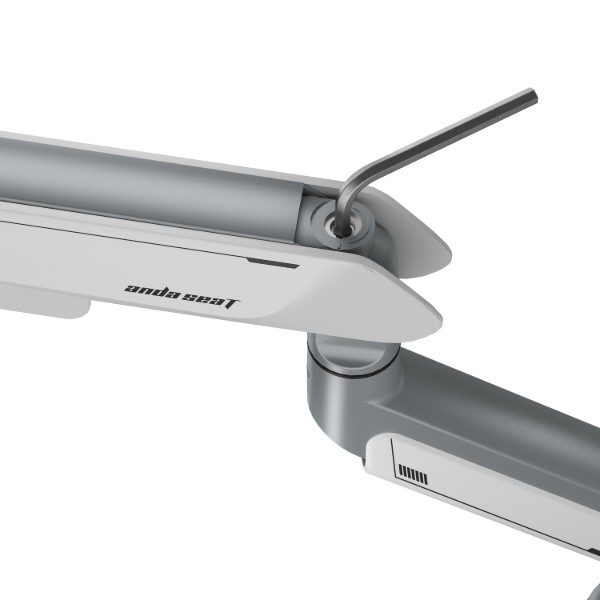 Фото - Крепление настольное Anda Seat Stealth PRO II White&Gray (AD-W-A9-1S-FW)