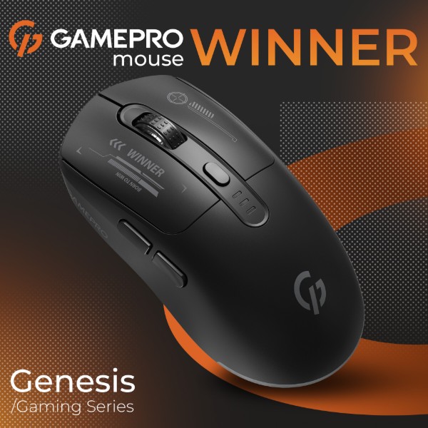 Фото - Мышь беспроводная игровая GamePro Genesis Winner Wireless Black (GM079B)