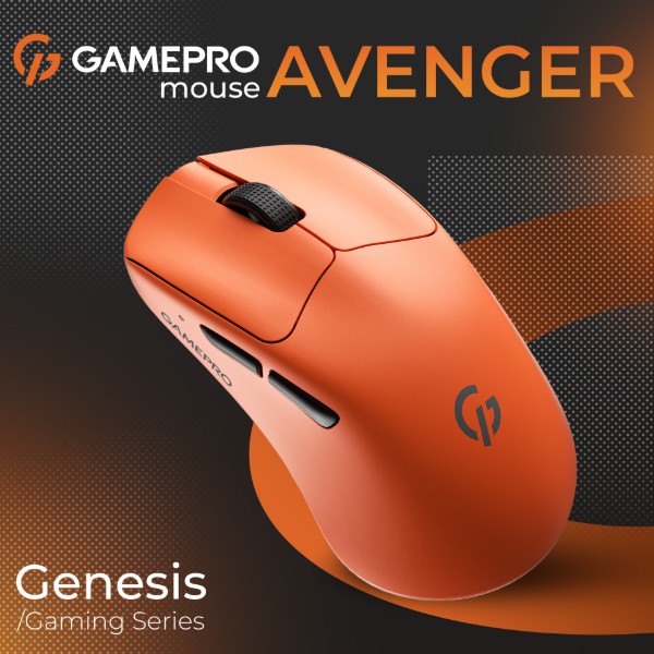 Фото - Мышь беспроводная игровая GamePro Genesis Avenger Wireless Orange (GM096O)