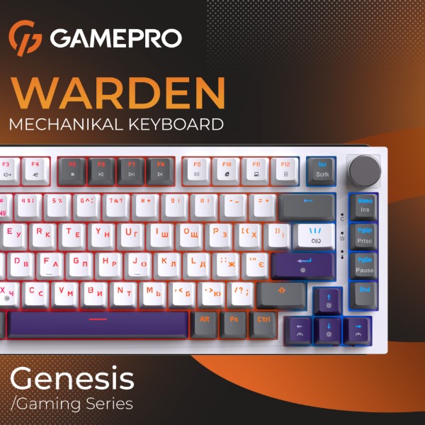 Фото - Клавиатура проводная игровая GamePro Genesis Warden (MK160P)