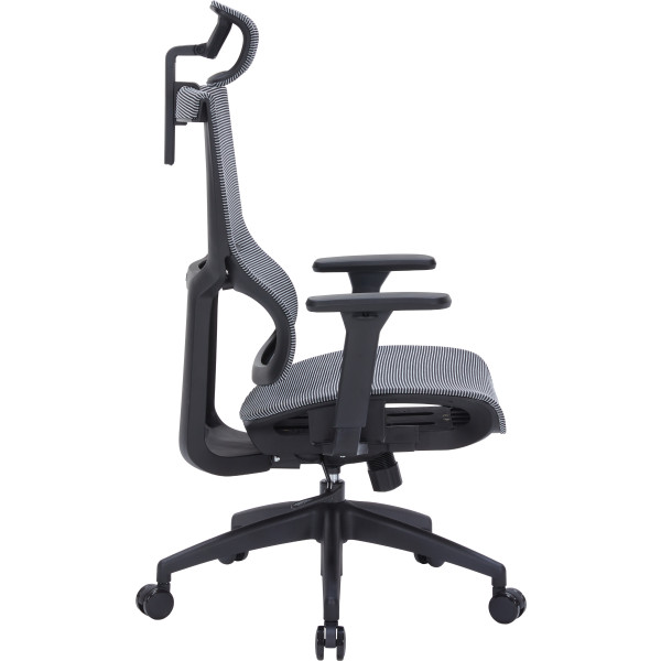 Фото - Крісло офісне OfficePro Elegant (OC660-B-DG-DG) Black/Dark Gray