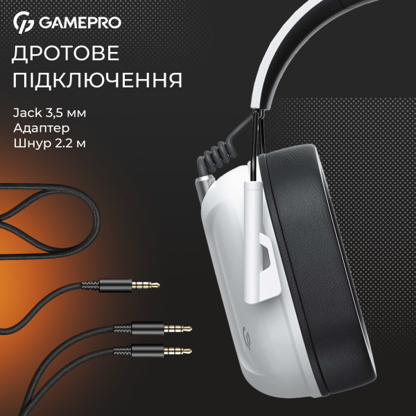Фото - Гарнітура дротова ігрова GamePro Genesis Hunter (HS1350W)