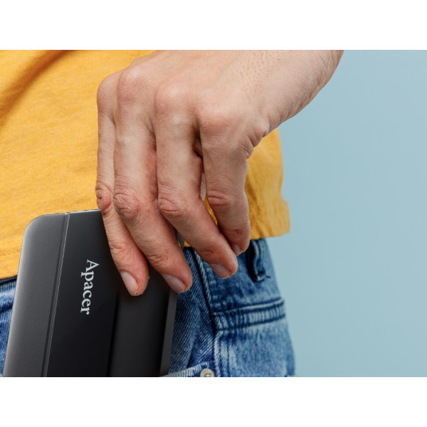 Фото - Жорсткий диск зовнішній Apacer PHD External 2.5'' USB 3.2 Gen. 1 AC237 1Tb Black (AP1TBAC237B-1)