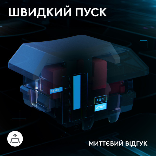 Фото - Клавіатура дротова ігрова Logitech G515 RAPID TKL Black (920-013861)