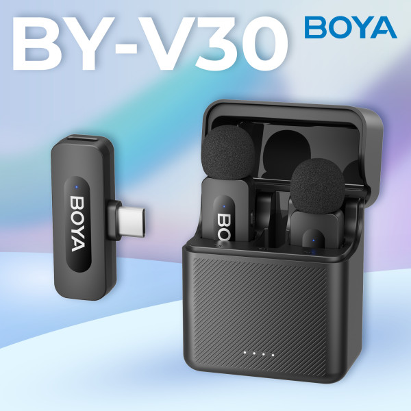 Фото - Микрофон для смартфона Boya BY-V30 Type-C Black