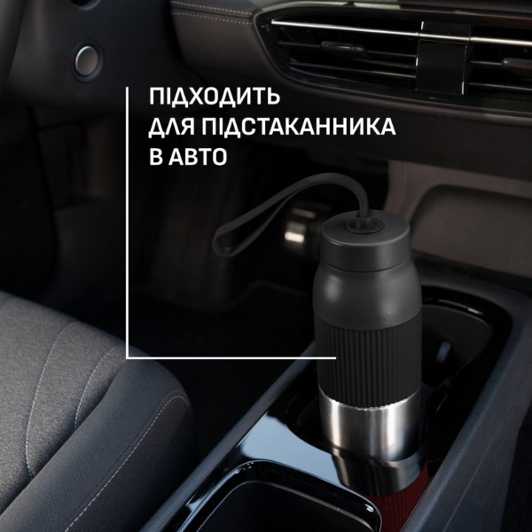 Фото - Термобутылка Tefal N2193710 BeYou Twist Screw Lid 0,5 л чёрная