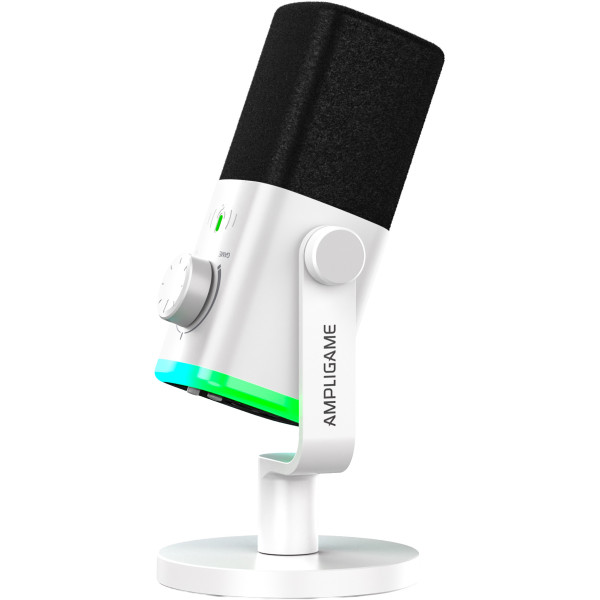 Фото - Мікрофон для комп'ютера Fifine AM9W XLR/USB White