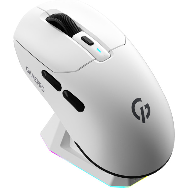 Фото - Миша бездротова ігрова GamePro Genesis Airmaster Wireless/Bluetooth/USB PixArt PAW3311 Sensor White (GM167W)