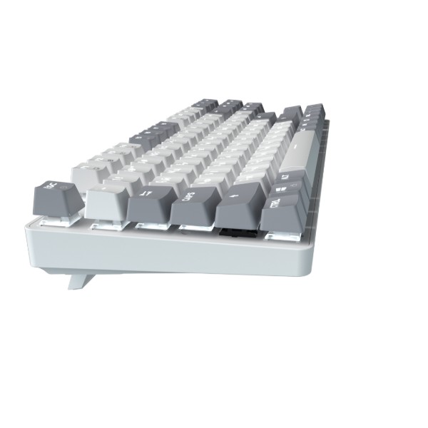 Фото - Клавіатура дротова GamePro Genesis Metallic Outemu Red Swithes USB White (MK110W)
