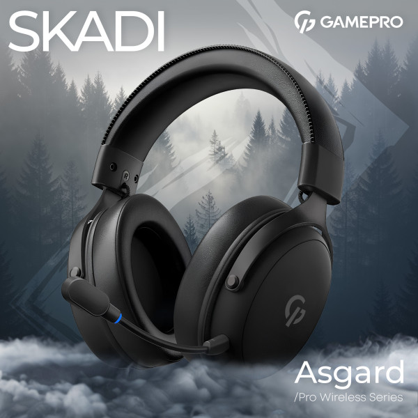Фото - Гарнитура беспроводная игровая GamePro Asgard Skadi (HSW191B)