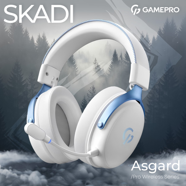 Фото - Гарнитура беспроводная игровая GamePro Asgard Skadi (HSW191WB)