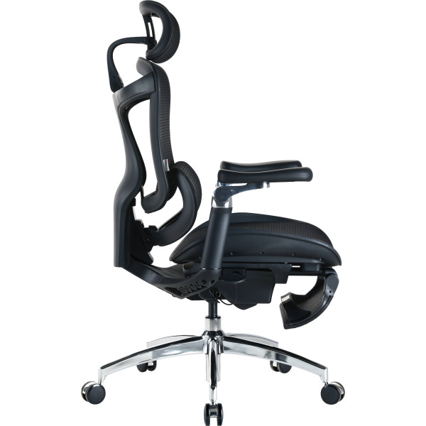 Фото - Крісло офісне Sihoo DORO C300 Pro Mesh Black with footrest (DORO-C300-PRO-M101-JT)