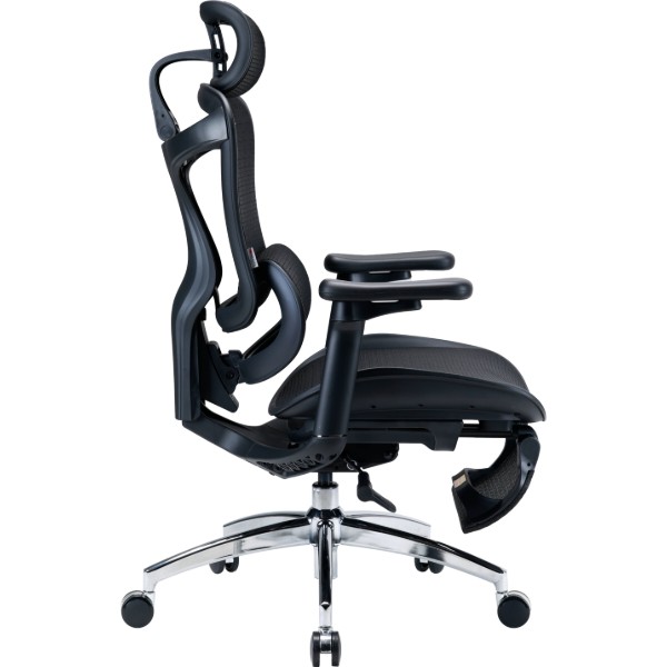 Фото - Крісло офісне Sihoo DORO C300L Mesh Black with footrest (DORO-C300L-A3-101-JT)