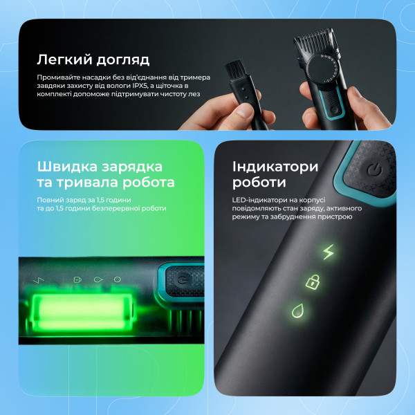 Фото - Триммер универсальный Proove Dorian 5in1 Black (HTPD05002001)