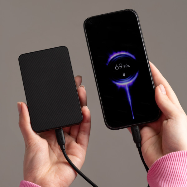 Фото - Батарея мобильная Proove Carbon Slim 20W 5000mAh Black (PBCS20010001)