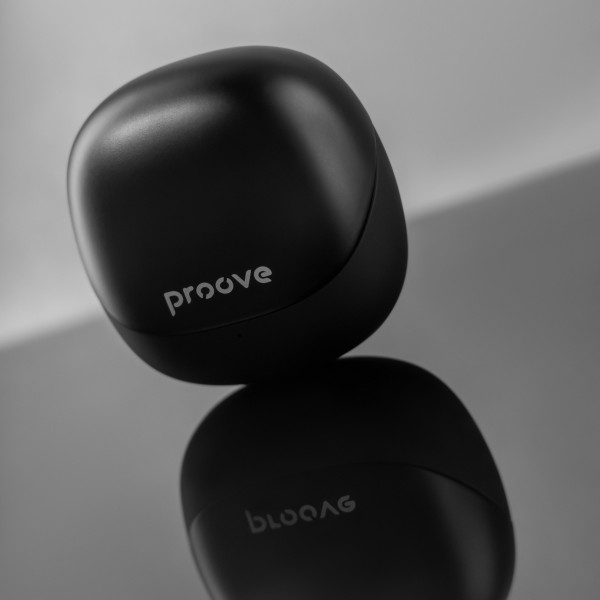 Фото - Навушники вкладиші бездротові TWS Proove Logic TWS (APP) pearl black (TWLG0001AP17)