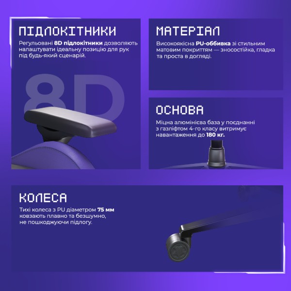 Фото - Кресло для геймеров Proove Gaming Major black (GCMJ0001001)