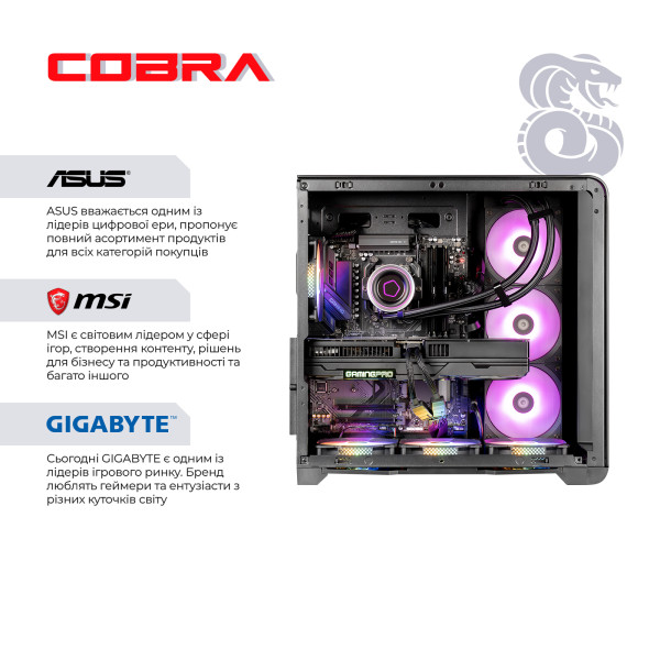 Фото - Системний блок Cobra Gaming (A99X.64.H1S5.57T.22028)