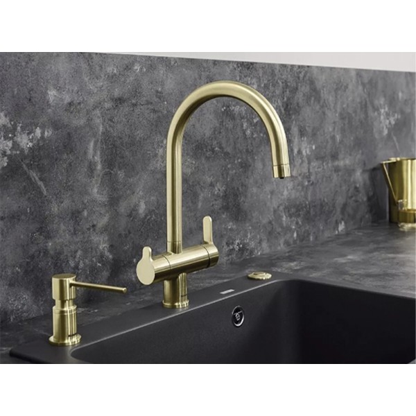Фото - Кухонний змішувач Blanco TRIMA Satin Gold (526695)